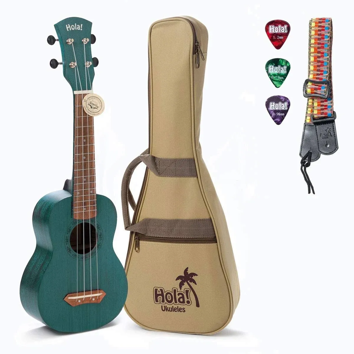 Hola! Music HM-121MG+ Deluxe Mahogany Soprano Ukulele