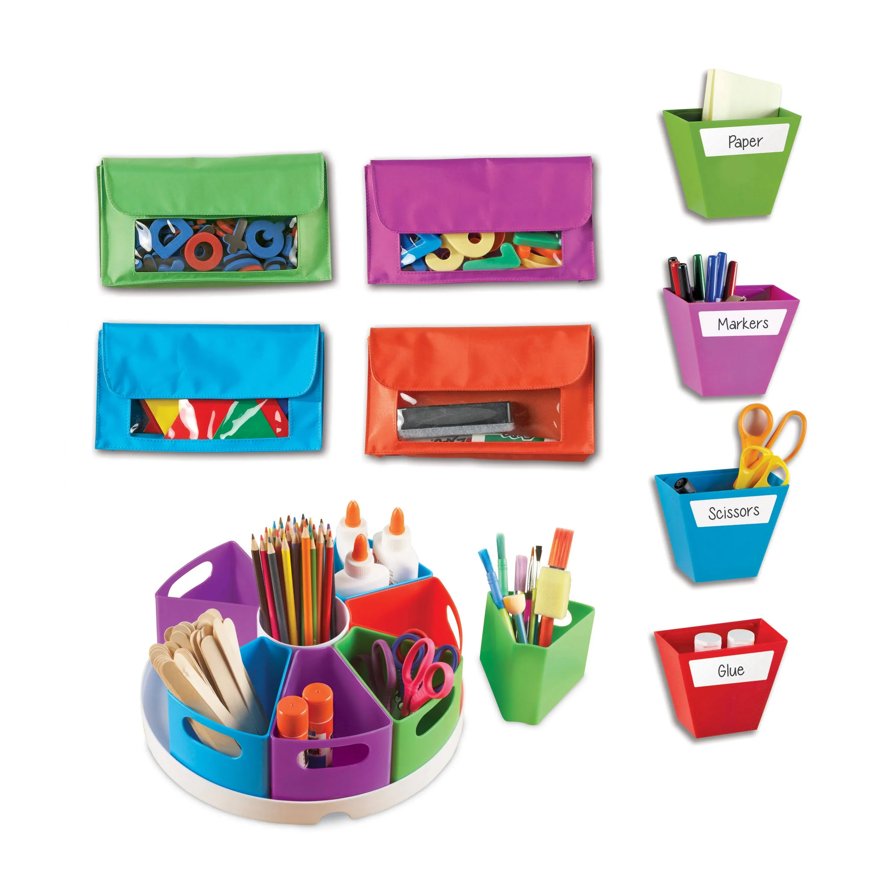 Learning Resources Create-a-Space Storage Bundle, Home School Set, Classroom 3+