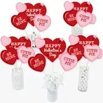 Big Dot of Happiness - Conversation Hearts - Valentine's Day Party Centerpiece ...