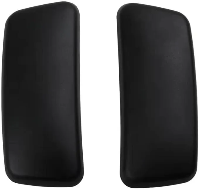 M-one New Arm Pads Caps Replacement for Haworth Zody Office Chair 1 Pair Black/Gray (Black)