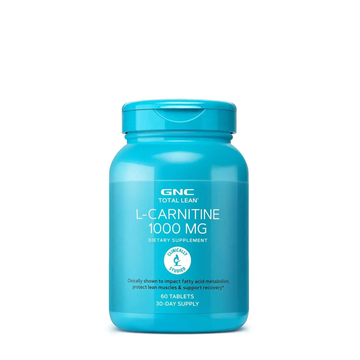 GNC Total Lean L-Carnitine 1000 mg - 60 Tablets (60 Servings)