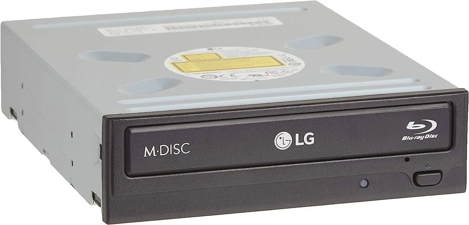 LG Electronics WH16NS40 16X Blu-ray/DVD/CD Multi compatible Internal SATA Rewriter Drive, BDXL, M-DISC Support, Black