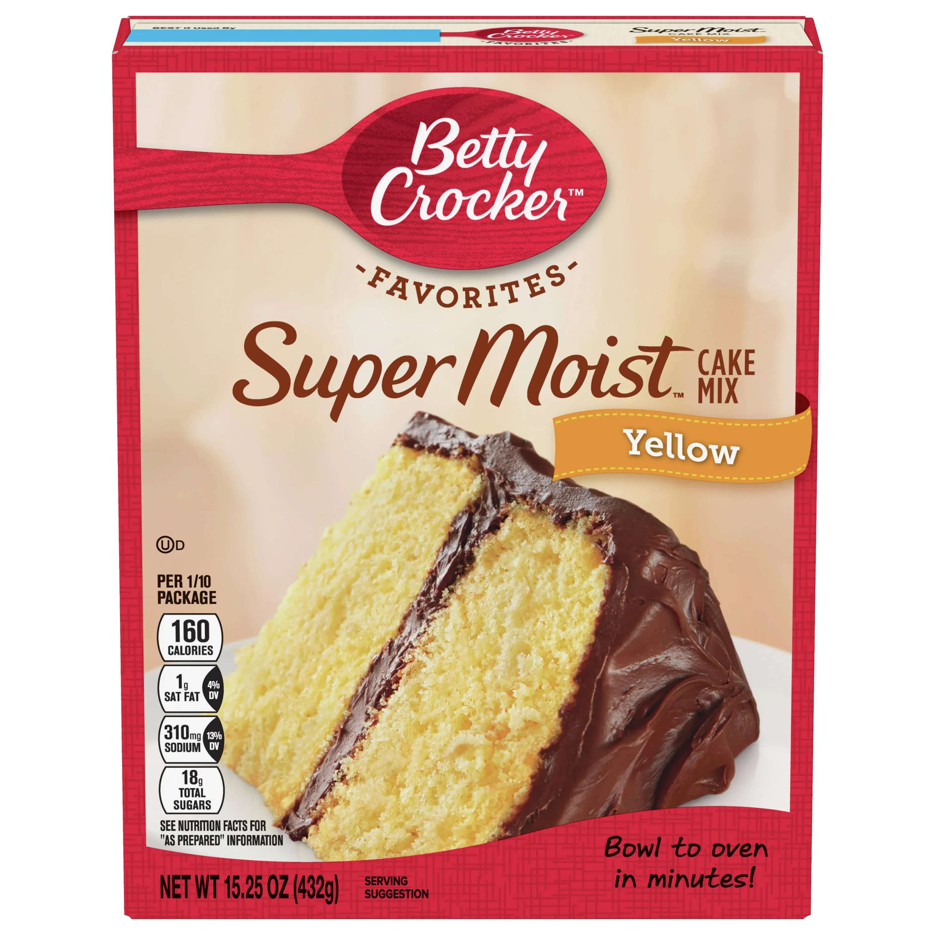 Betty Crocker Super Moist Yellow Cake Mix