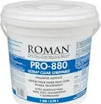 Roman 012401 PRO-880 Ultra Clear Adhesive 1 Gal