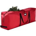 Zober Premium Large Christmas Tree Storage Bag - Fits Up to 9 ft. Tall Red