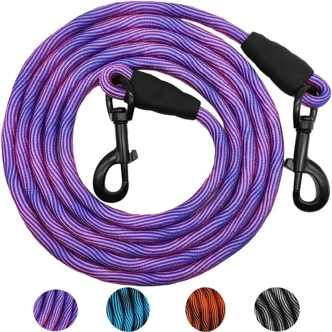 MayPaw 8FT/10FT Dog Tie Out/Check Cord, Heavy Duty Nylon Rope Training Leash, 3/8 ...