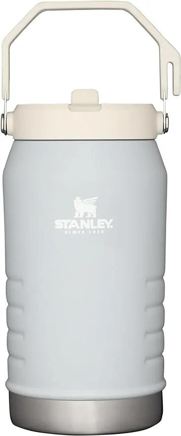 Stanley IceFlow Flip Straw Jug with Handle 64 oz| Twist On Lid and Flip Up Straw | Leak Resistant for Travel and Sports | Insulated Stainless Steel |BPA-Free |Cloud