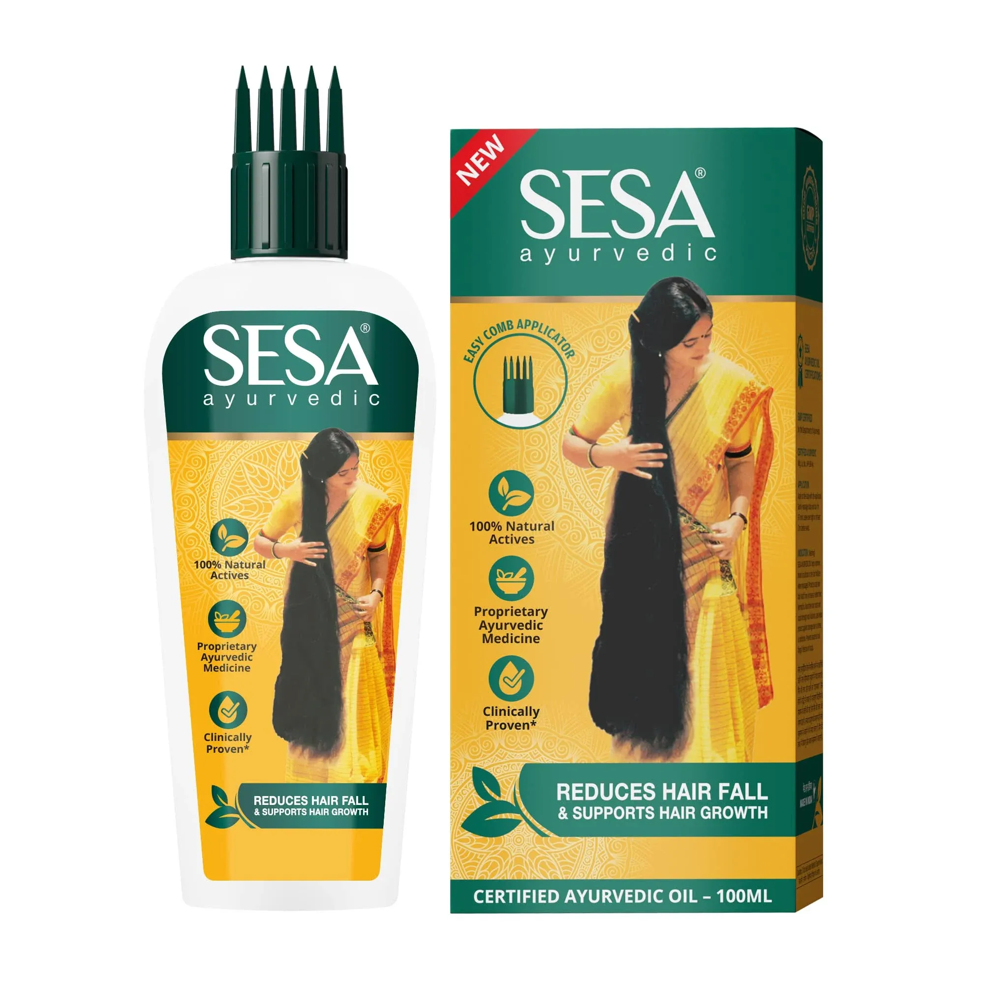 Sesa Ayurvedic Hair Oil For Long Beautiful And Nourished Hair - 100 ML