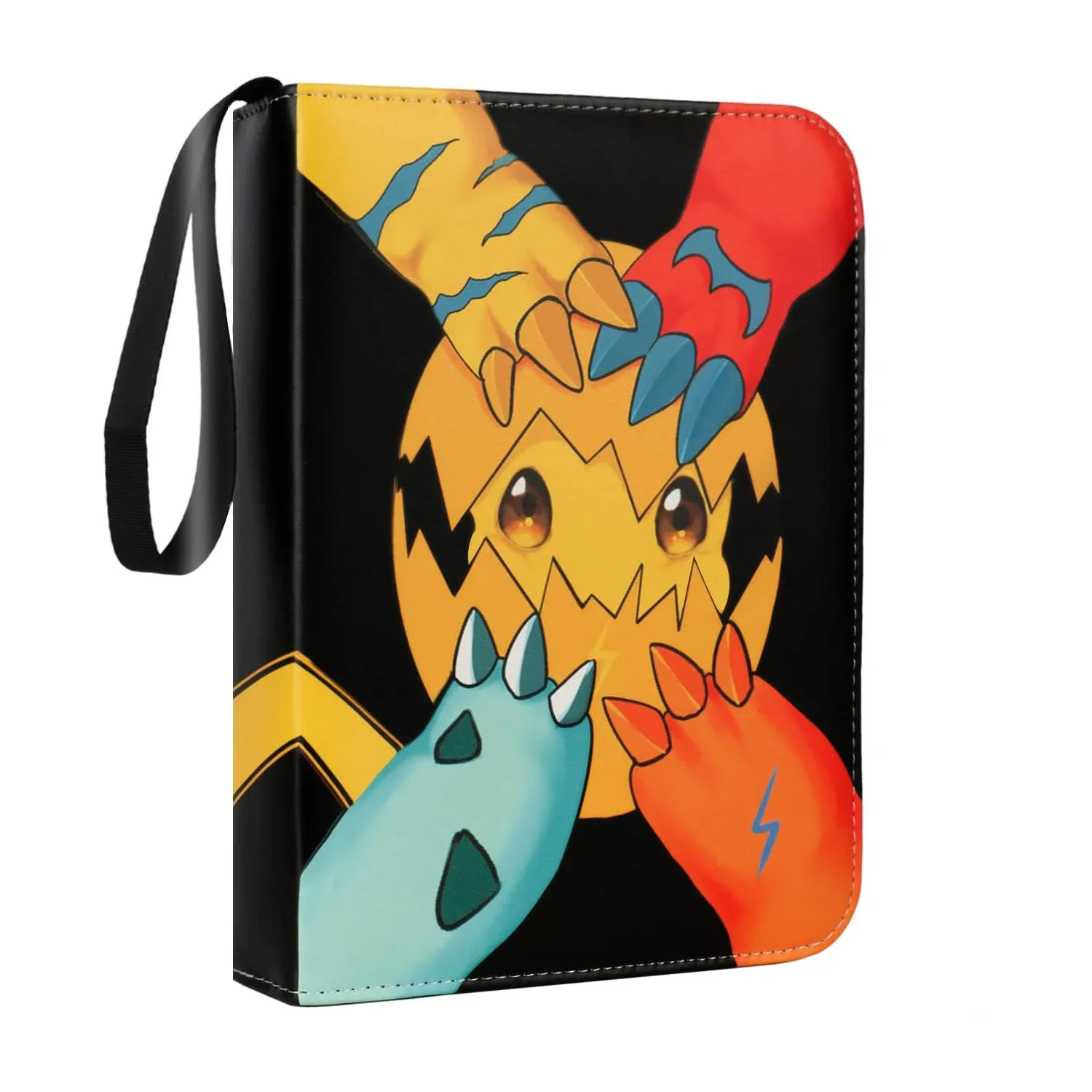 Luccover Trading Card Binder for Pokemon Cards 4-Pocket Portable Card Collector ...