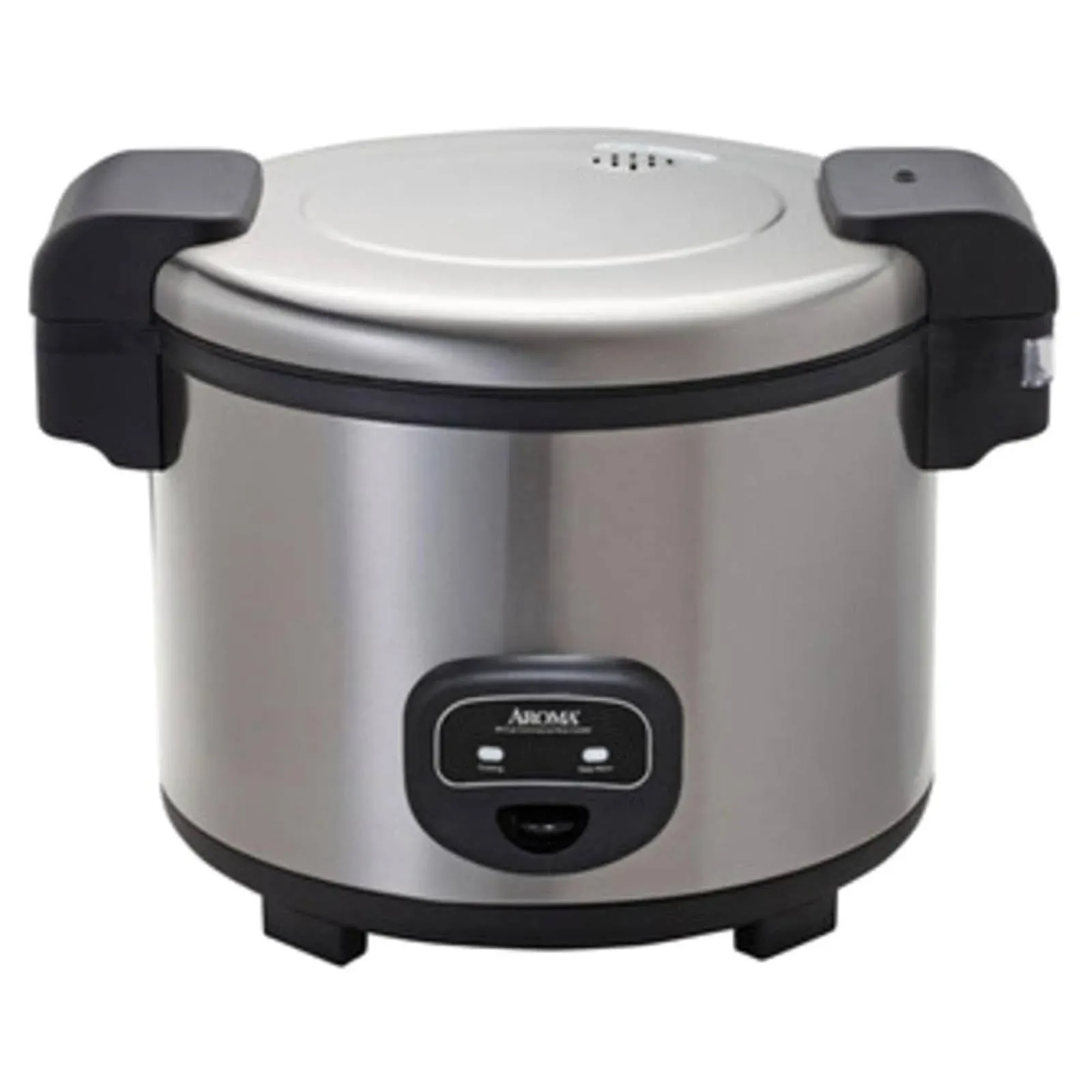 Aroma Housewares 60-Cup (Cooked) (30-Cup UNCOOKED) Commercial Rice Cooker, Stainless Steel Exterior (ARC-1130S), Silver