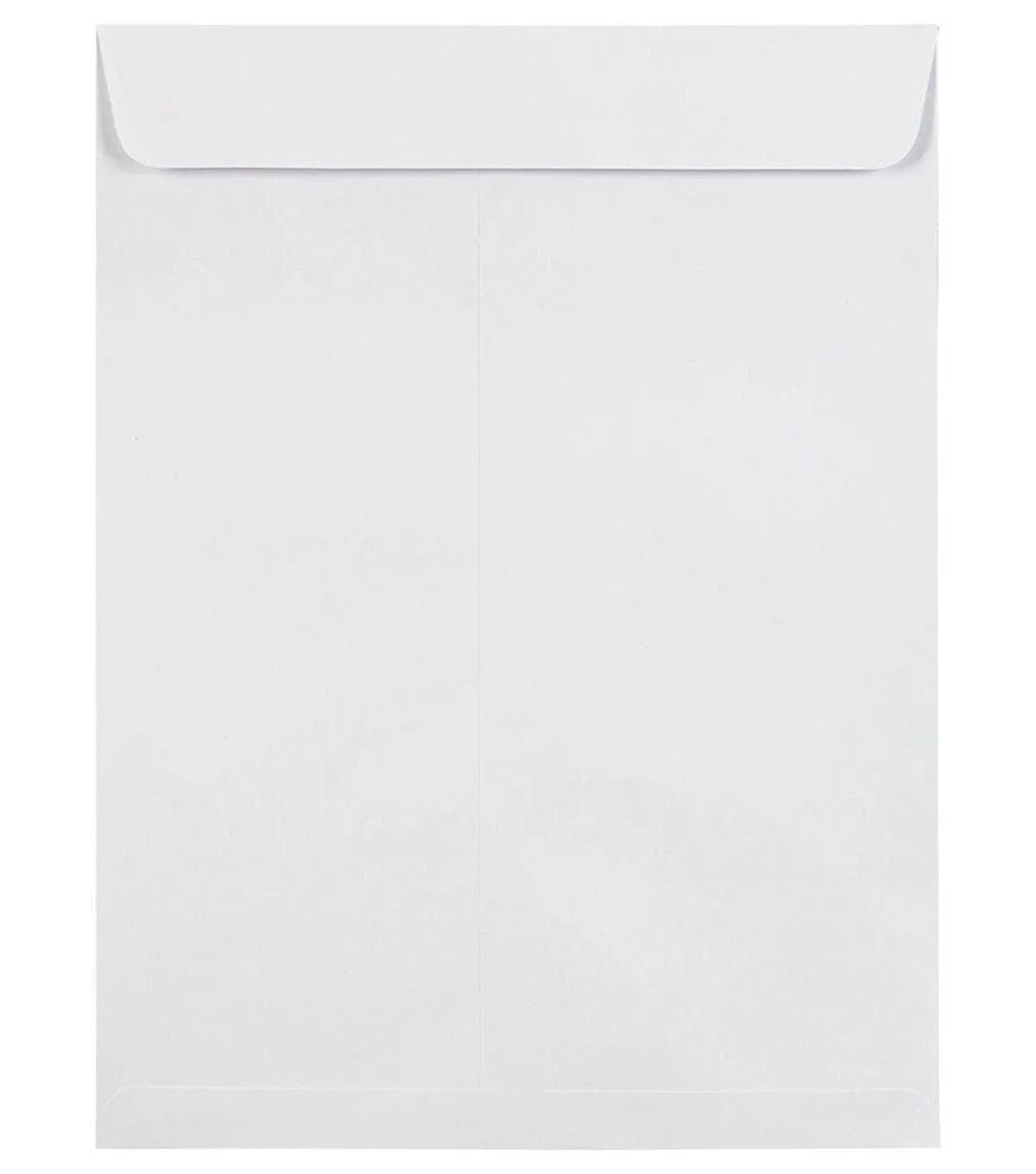 JAM Paper&reg; Open-End Envelopes, 9&quot; x 12&quot;, Peel &amp; Seal Closure, White, Pack Of 50 Envelopes