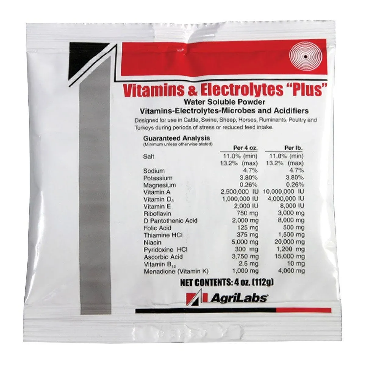 VITAMINS & ELECTROLYTE PLUS 4OZ