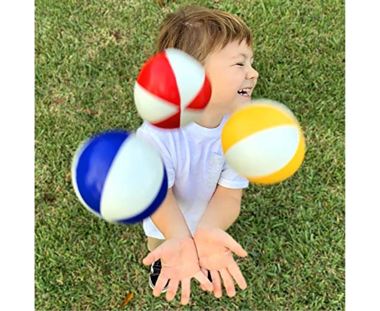 GloFX Juggling Balls [Pack of 3] for Beginners to Advanced Jugglers - No Bounce ...