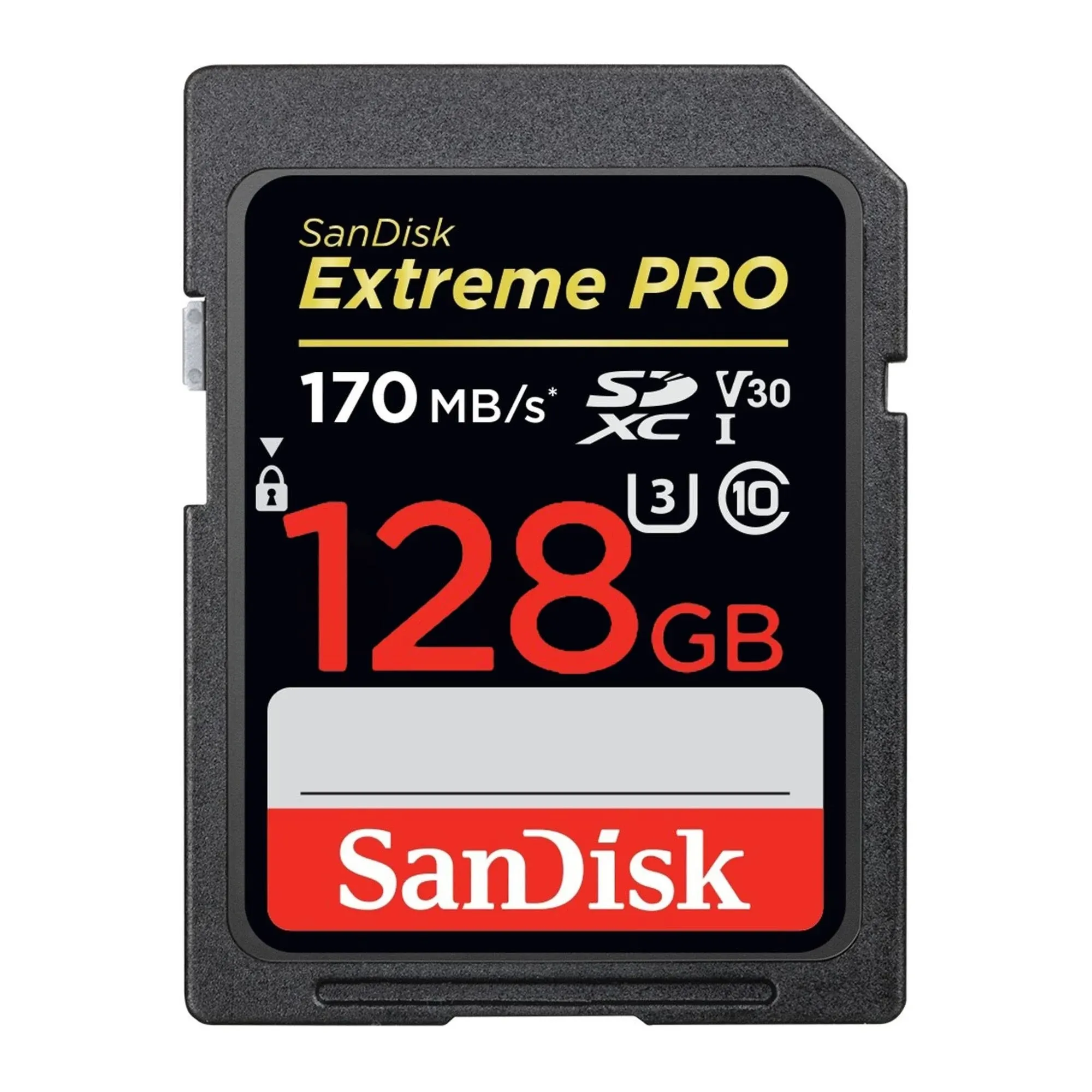 SanDisk Extreme Pro 128GB SDXC 170MB Speed UHS-I Card (SDSDXXY-128G-<wbr/>ANCIN)