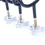 4Pcs Sure Grip Steel 20 Degree Angle Rod Holder Fishing Boat Rod Holder Marine