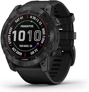 Garmin Fenix 7X Sapphire Solar - Black