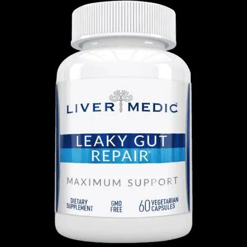 Liver Medic Leaky Gut Repair  60  Vegetarian Capsules Exp: 06/2024.  Free Ship!!