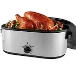 Avantco ACR22SS 22 qt. Countertop Roaster Oven/Warmer - 120V, 1450W