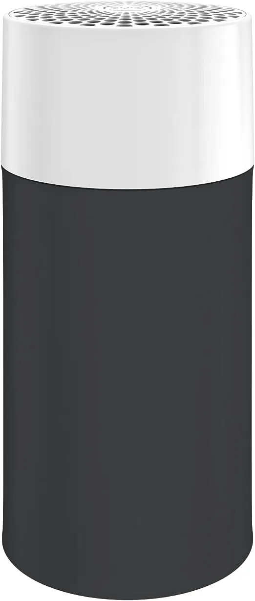 BLUEAIR Bedroom Air Purifier, Small Room Air Cleaner Dust Pet Dander Smoke Pollen Allergen, Odor Removal, for Home Office Nursery, 2 Washable Pre Filters, HEPASilent, Blue 411 (Non-Auto)