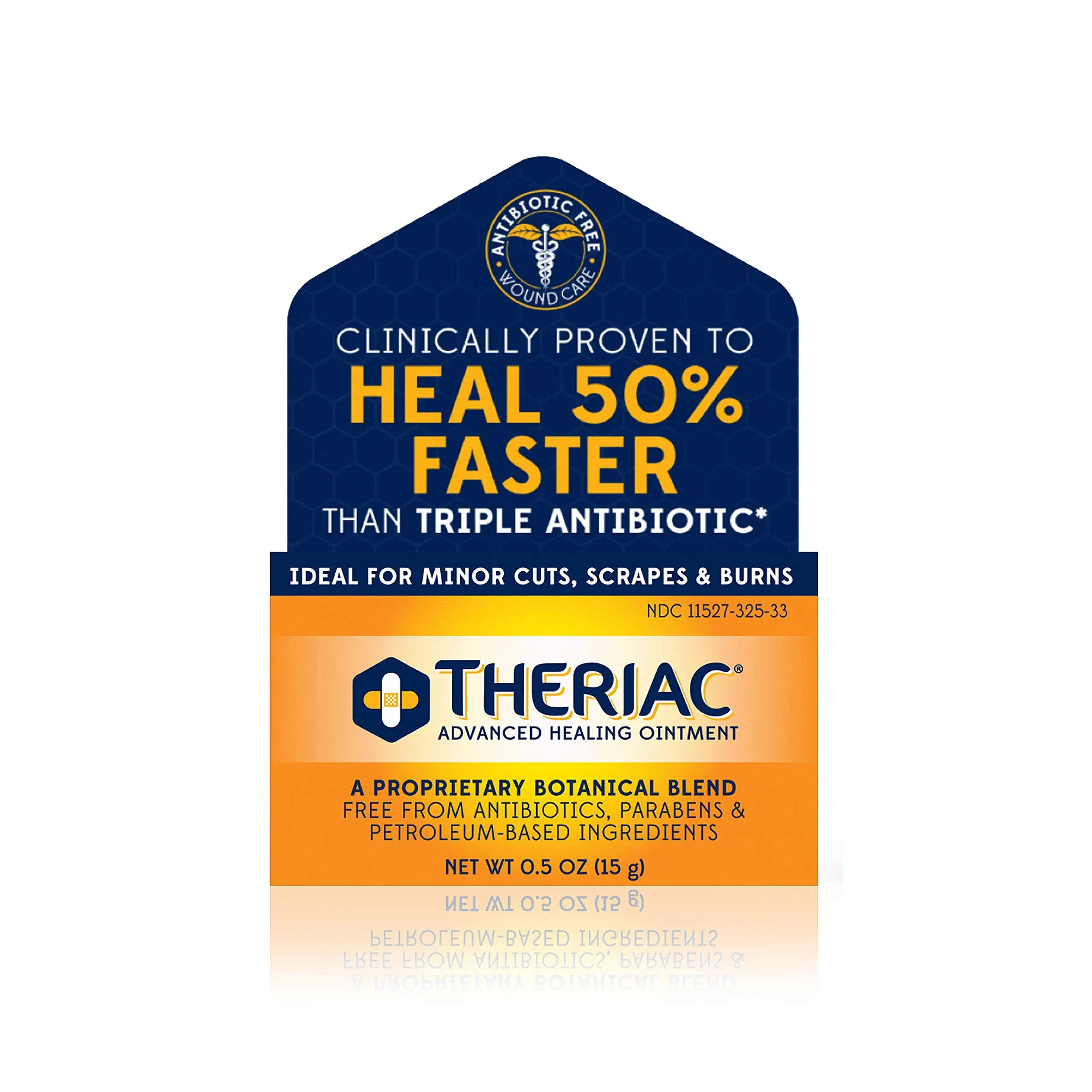 Theriac Advanced Manuka Honey Healing Ointment – Naturally Heals 50% Faster Than Triple Antibiotic/Ideal for Minor Cuts, Scrapes, and Burns / (0.5 Oz)