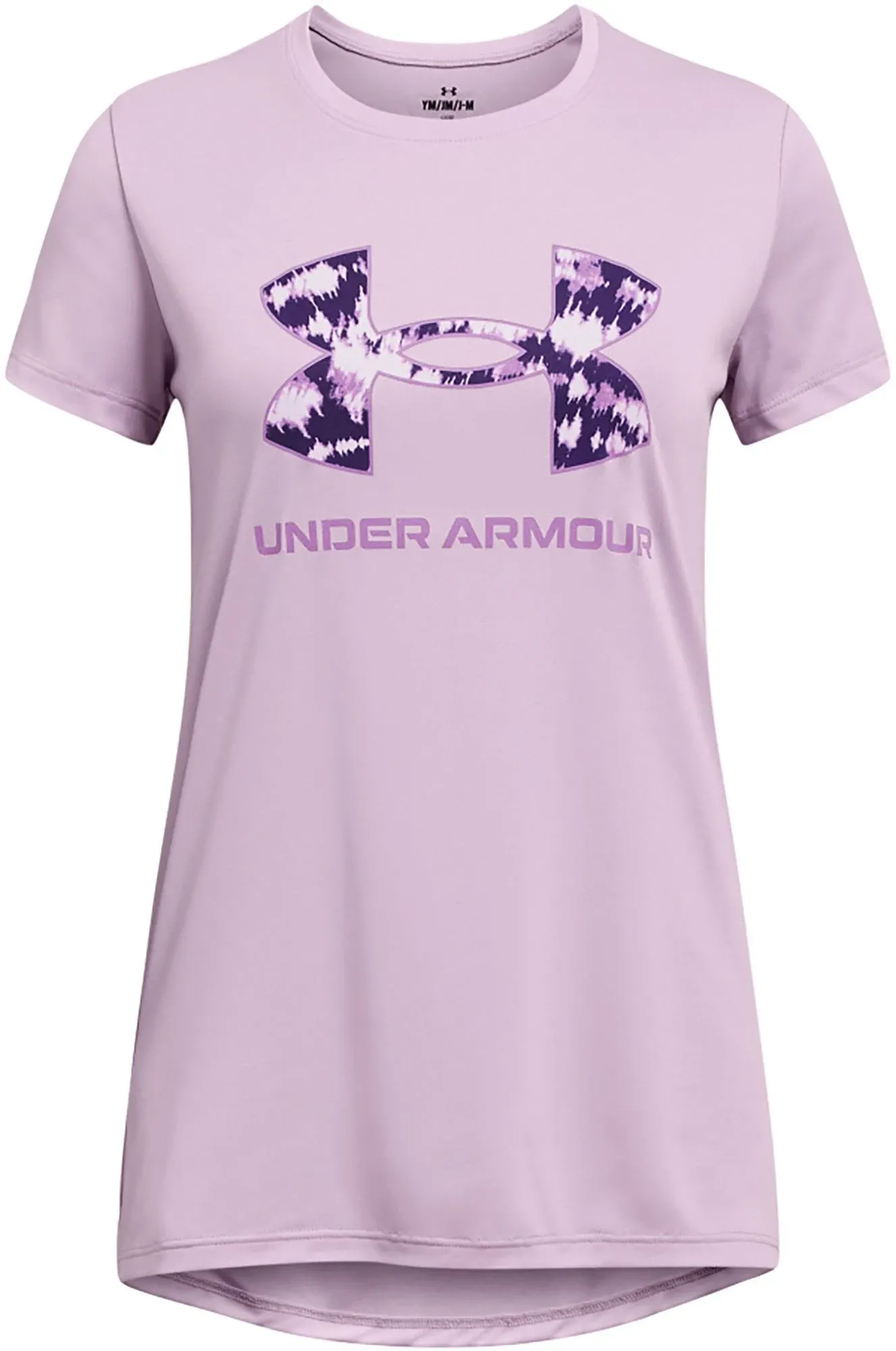 Under Armour Girls' Tech Big Logo Short Sleeve Crew Neck