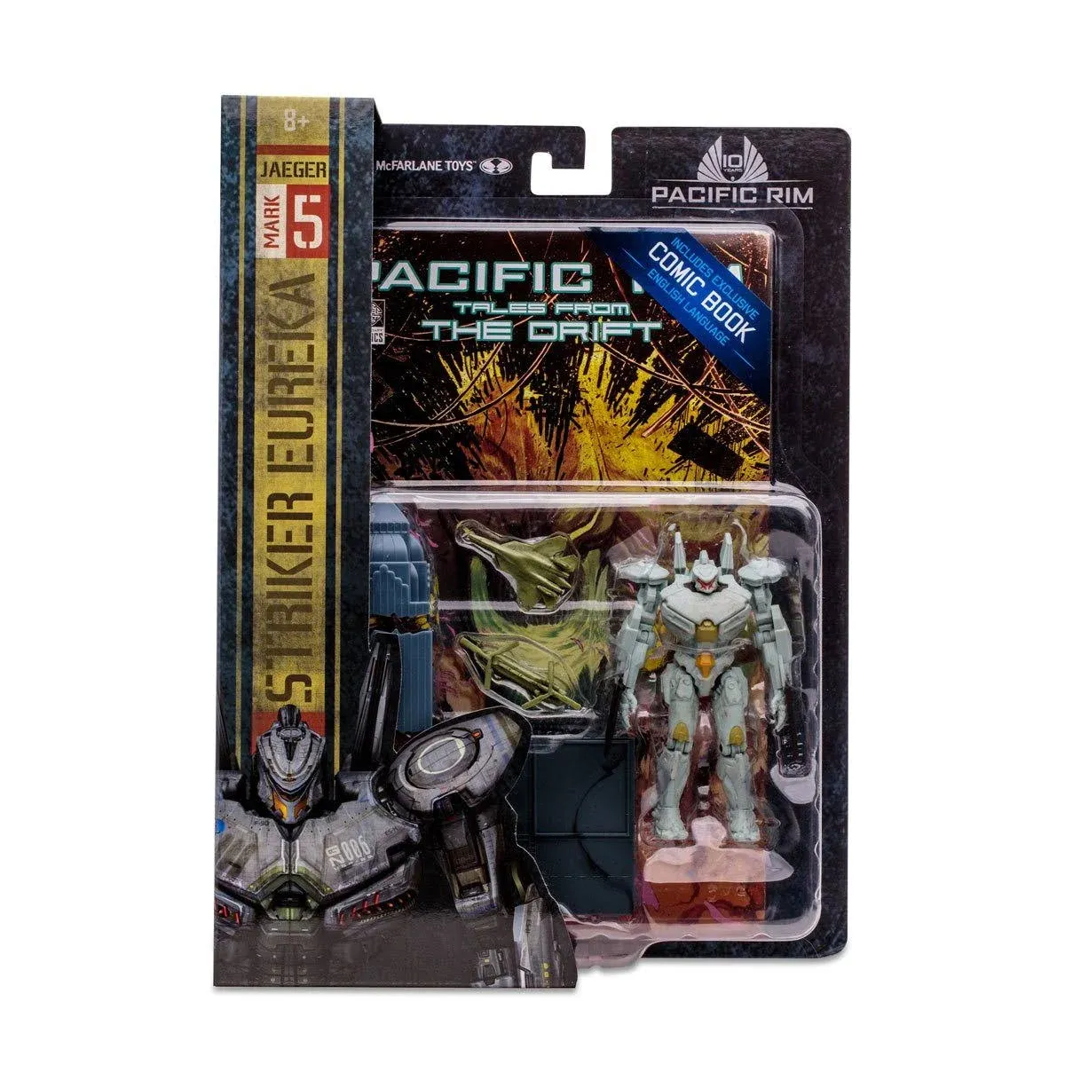 Pacific Rim McFarlane Toys Striker Eureka (Jaeger) 4" Scale Figure Playset with Comic