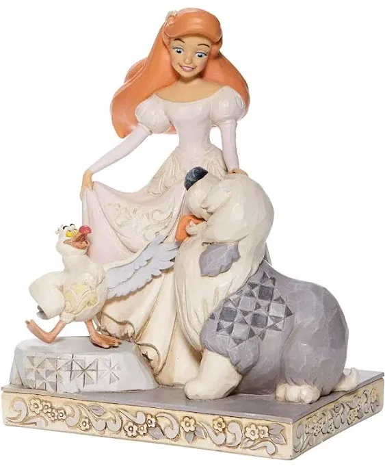 Disney Traditions Little Mermaid White Woodland Ariel Spirited Siren by Jim Shore Statue