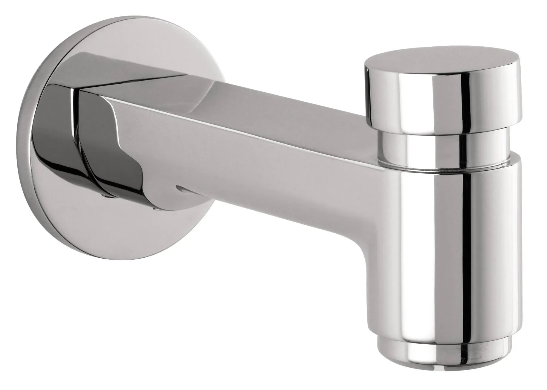 hansgrohe Tub Spout with Diverter Premium 3-inch Modern Tub Spout in chrome, 14414001