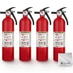 Kidde FA110G Basic Fire Extinguisher, 4 Pack, Red