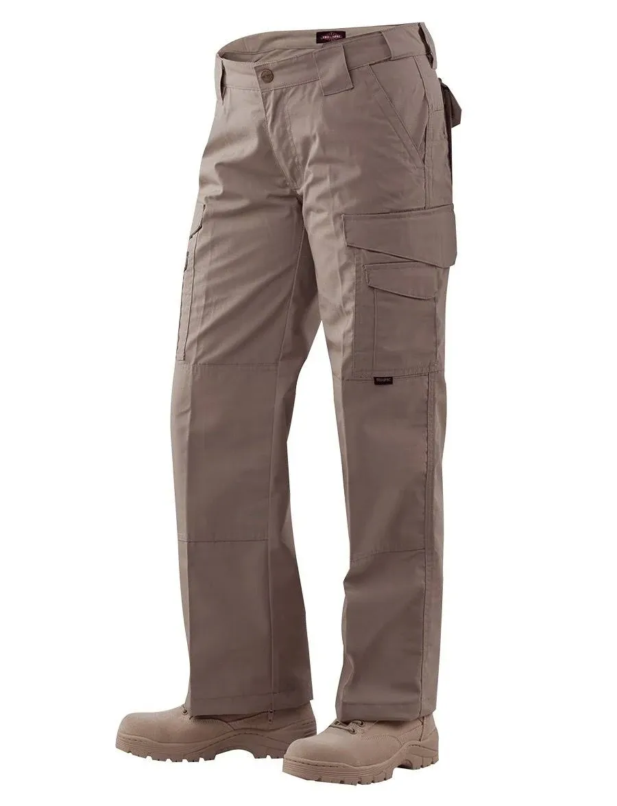 "TRU-SPEC Women's Tactical Pants: 14, Coyote, 32 in to 33 in Fits Waist Size, 35 in Inseam"