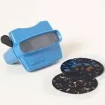 IMAGE3D Custom Viewfinder Reel Plus RetroViewer - Viewfinder for Kids, & Adults, Classic Toys, Slide Viewer, Retro Toys, Vintage Toys, May Work in Old Viewfinder Toys with Reels (Blue)