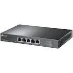 TP-Link Unmanaged 5-Port 2.5G Multi-Gigabit Desktop Switch, 802.3X Flow Control, 802.1p/DSCP QoS, Ideal for Small and Home Office with fanless design, Metal Casing, Plug and Play (TL-SG105-M2)