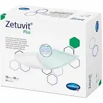 Hartmann Super Absorbent Dressing Zetuvit Plus Silicone Non-Bordered Silicone / Cellulose / Super Absorbent Polymer 5 X 5 Inch Sterile