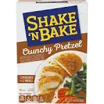 Shake 'N Bake Pretzel Seasoned Coating Mix, Crunchy (4.6 oz)