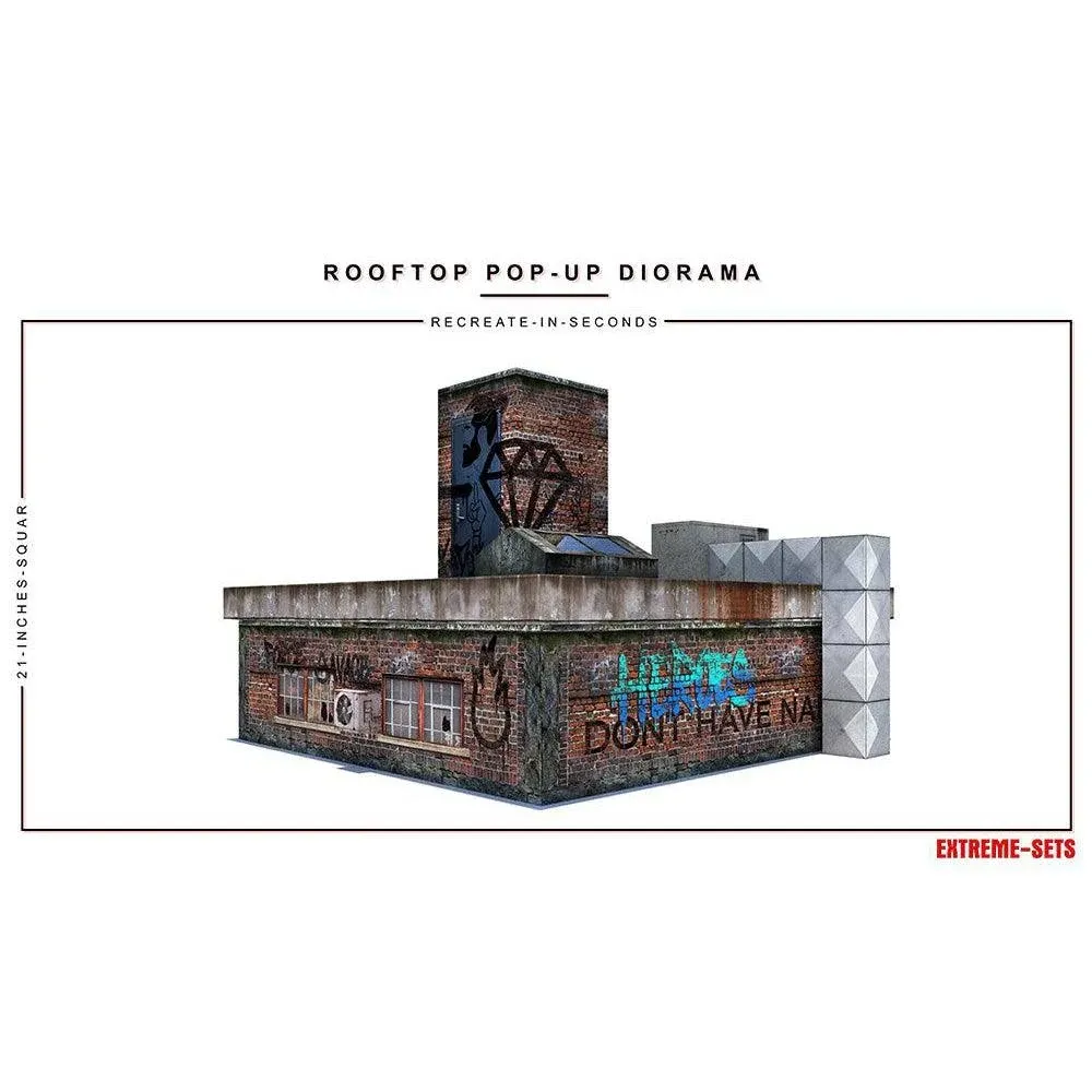 Rooftop Pop-Up Diorama 1/12 Scale Extreme-Sets