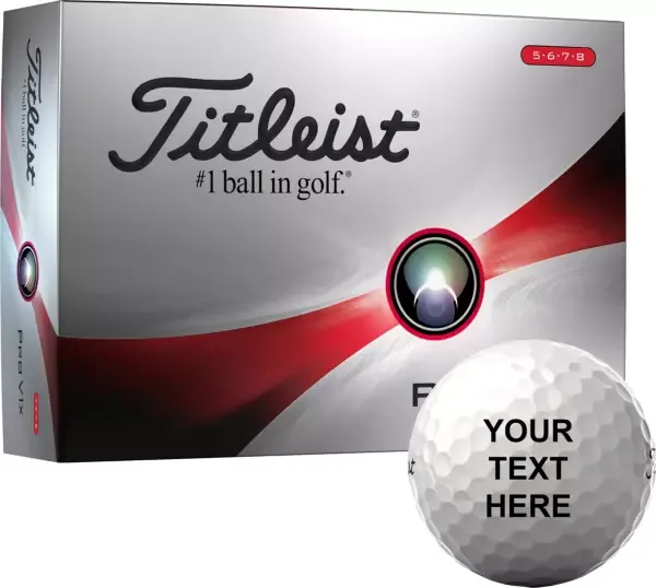 Titleist 2023 Pro V1x Double Digit Personalized Golf Balls