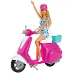 Mattel Barbie Doll & Scooter