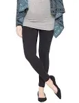 Motherhood Maternity Women's Essential Stretch Full Length Secret Fit Over The Belly Pregnancy Legging