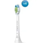 Philips Sonicare Original W2 Optimal White Standard Sonic Toothbrush Heads - 6 ...