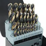 Drill Bit Set 29Pcs, High Speed Steel Carbide Drill Bits,Drill Bits for Steel,