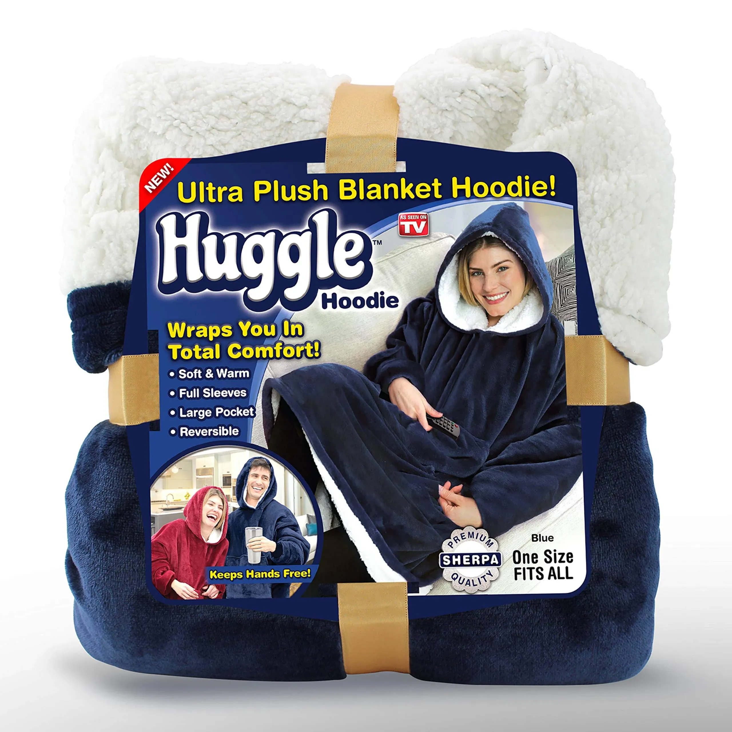 Huggle Blanket Hoodie Teal