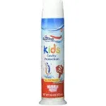 Aquafresh Kids Fluoride Toothpaste Bubble Mint Pump - 4.6 oz, Pack of 4