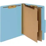 10 Blue Classification Folders with 2 Dividers and 2 Inch Tyvek Expansions for O