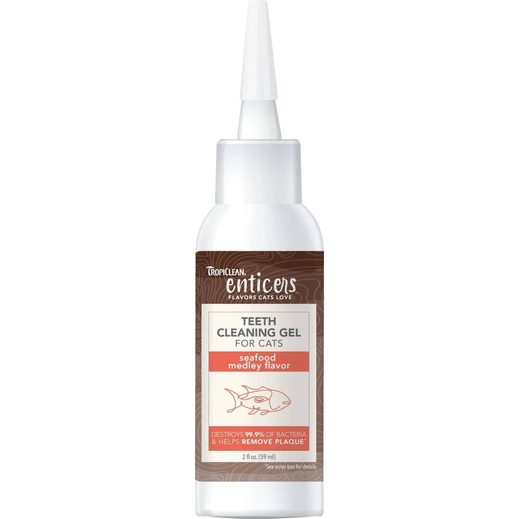 TropiClean Enticers Seafood Medley Teeth Cleaning | Gel 2oz