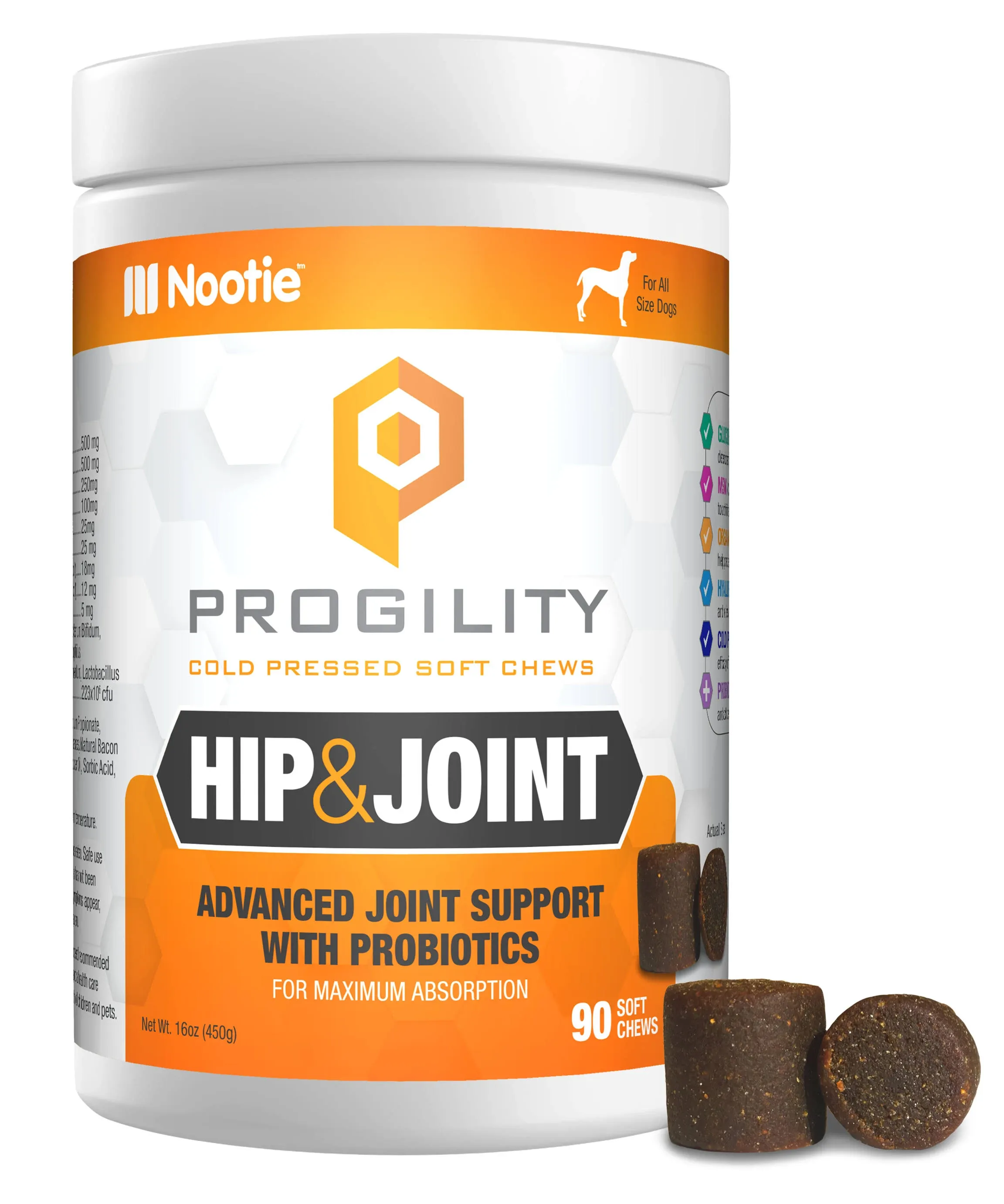 Nootie Progility Chewable Hip & Joint Supplement