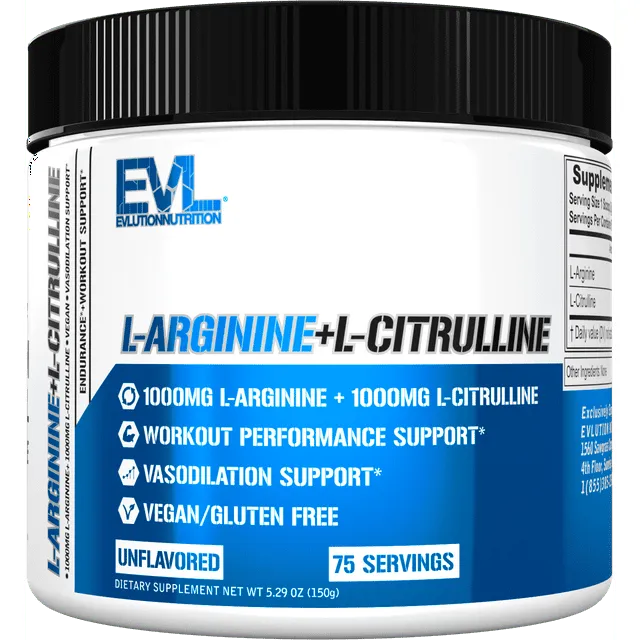 EVL L-Arginine + L-Citrulline (Capsules)