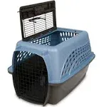 Petmate Two-Door Small Dog Kennel & Cat Kennel (Top Loading or Front Loading Pet Carrier, Great for Small Animals, Made with Recycled Materials, 24 inches in Length) For Pets up to 15 Pounds