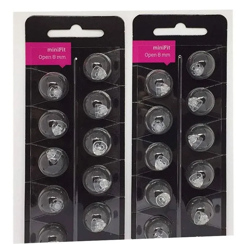 Oticon Replacements for Minifit Open 8mm Dome (20 Pack) REPLACEMENTS