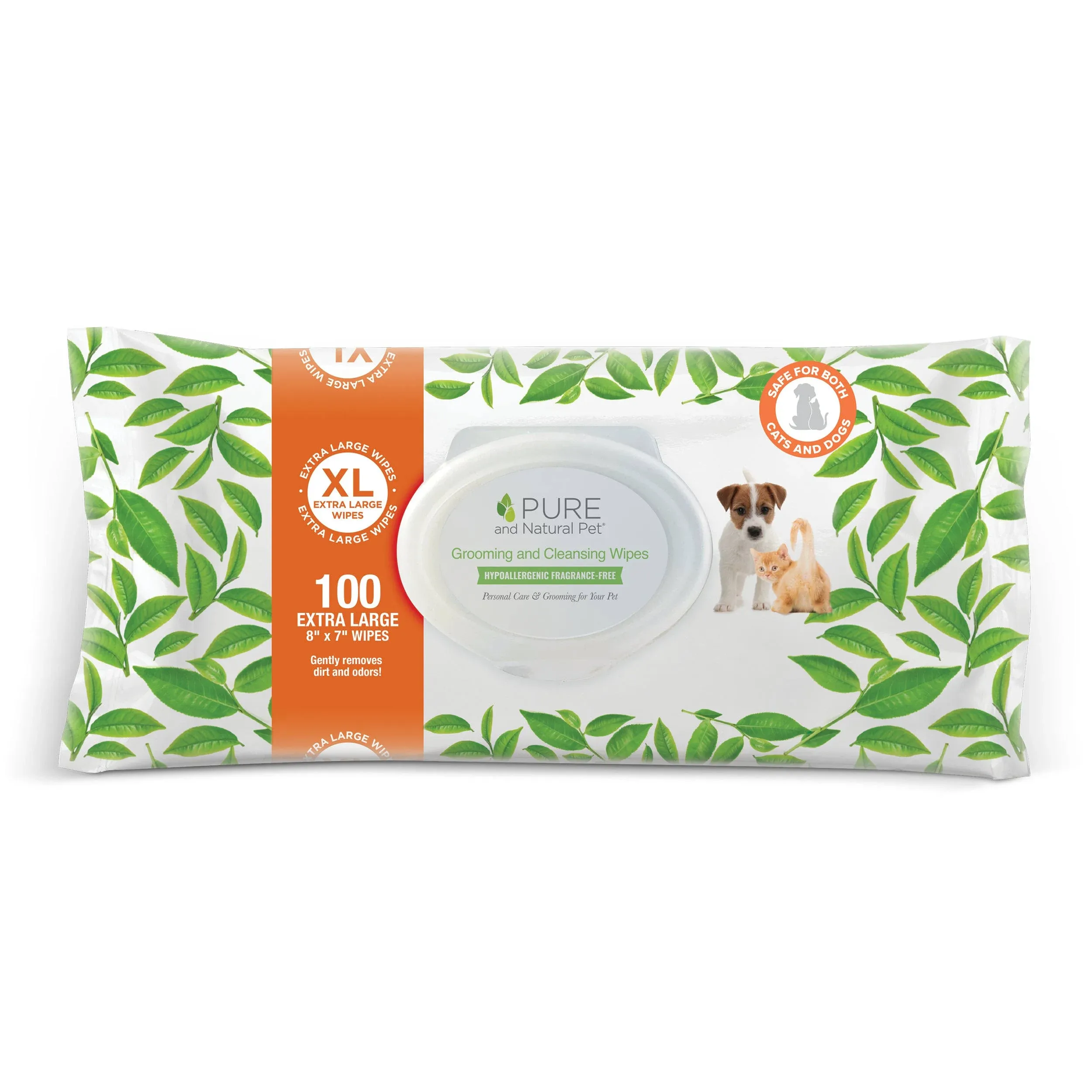 Pure and Natural Pet Grooming and Cleansing Wipes