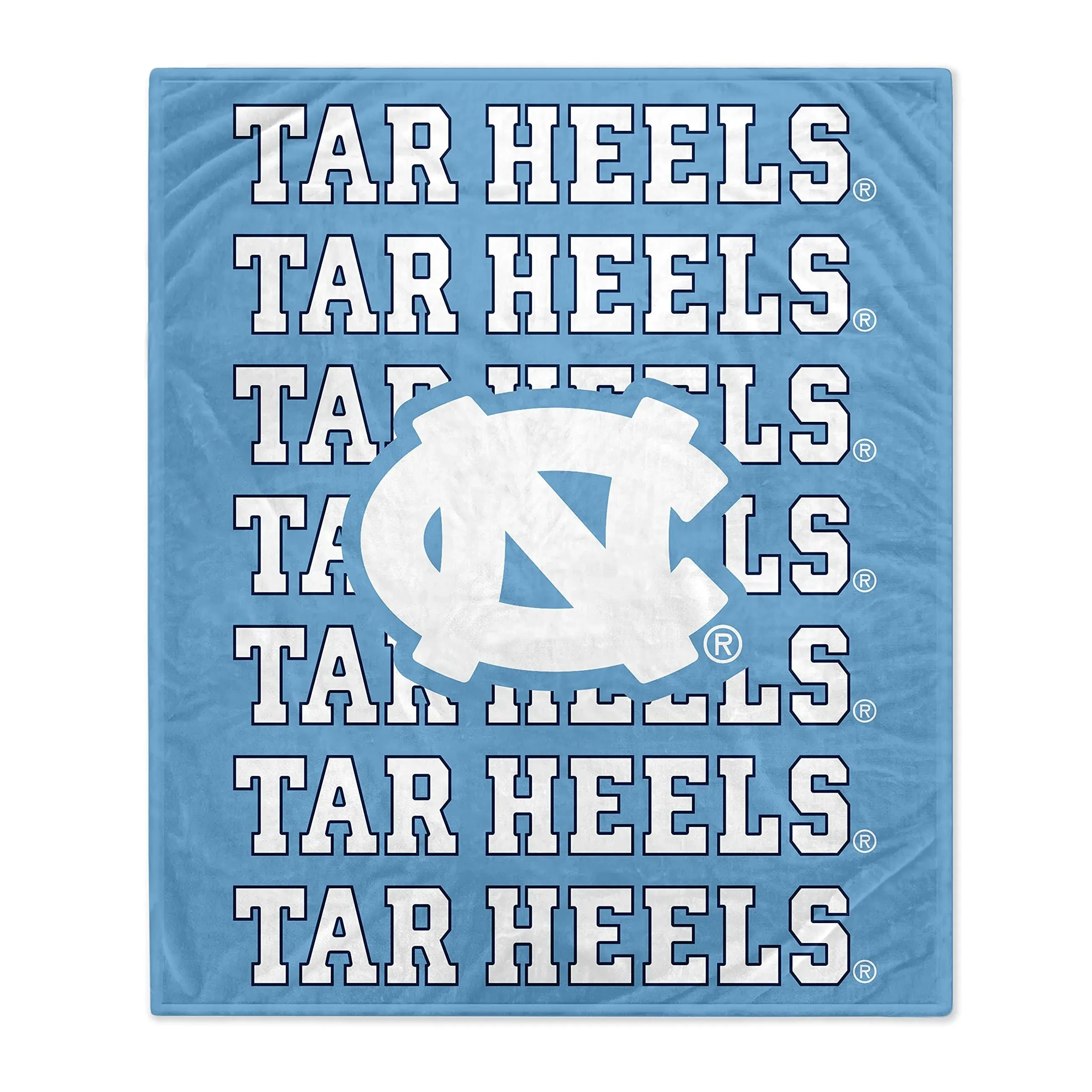 North Carolina Tar Heels 60" x 70" Echo Wordmark Lightweight Blanket